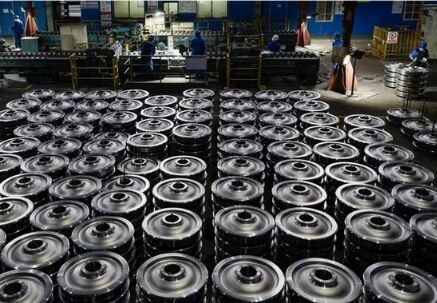 Beli Roda baja tugas berat dengan konstruksi baja yang diobati panas Ideal untuk penanganan beban berat dan transportasi industri online manufacture