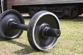 762mm Gauge Locomotive Driving Wheels , Steel Train Wheels For Mining Equipment ODM
