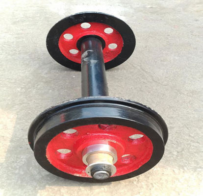 Locomotive Railway Wheel Set With 762mm Track Gauge  ISO9001 2008 ODM