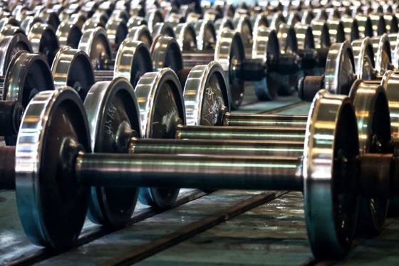 Forged Carbon Steel Railroad Track Wheels 1050mm For Locomotive Metro ODM