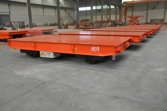 15T Load Capacity Electric Flat Car Battery Powered 4 Wheels For Mining Equipment
