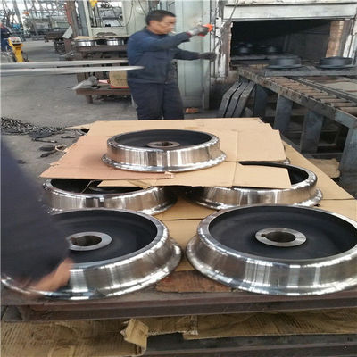 Forged Steel Train Wheels , 610mm Rail Car Wheels For Ballast Rail Vehicles ODM