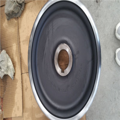 Forged Steel Train Wheels , 610mm Rail Car Wheels For Ballast Rail Vehicles ODM