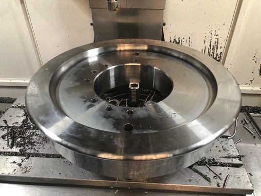 Hot Steel Forged Rail Wheels 12 Inches 4140 Material 490 Hb Hardness