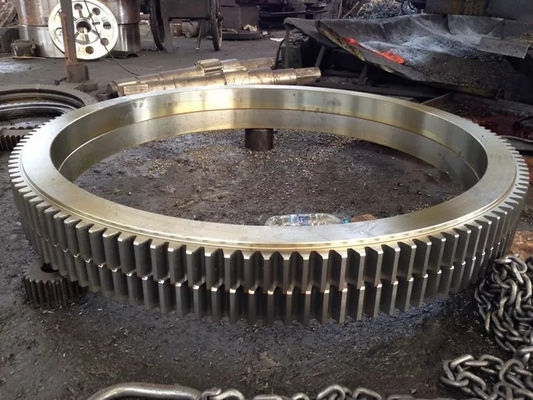 Heavy Duty Forging Steel Gear Ring 1000mm Diameter Each 1.5 Ton For Crane