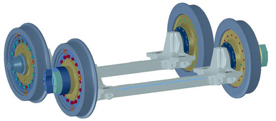 TB Standard Forged Train Wheel Tires For Trams And Light Rail