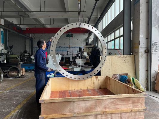 Beli Flensa tempa besar Stainless Steel Carbon Steel Brass Forged Flange online manufacture