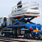 Cast roda kereta api baja manufaktur ditempa untuk kereta api