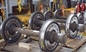 Casting Rail Wheel Set, Roda Kereta Baja 350mm Untuk Kereta Lokomotif