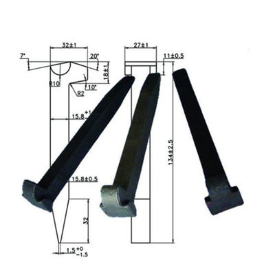 Q235 A Steel Grade 4.8 6.8 8.8 10.9 Baut Sekrup Untuk Tidur Kayu