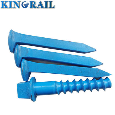 Jalur Kereta Api Jalur Kereta Api Spike Dia 4- 16 2.5mm-8mm dengan Phosphating Hitam