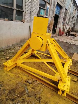 Rel Geser Stopper Penyangga Mekanik Kereta Api Mobil Penyangga roda chocks penghenti mobil rel