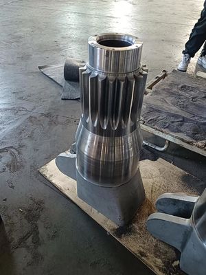 Grade 7 Gear Hobbing Finish 0,8 Pengecoran Mesin Presisi Bahan 42CrMo 160kg