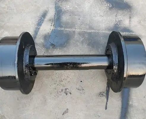 Set Roda Kereta Api 450mm Untuk Lokomotif Listrik Tambang Kapasitas Pemuatan 1-25tons