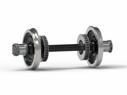 45 Roda Rel Flanged Baja Tunggal, Roda Baja Kereta Api Untuk Pengukur 900mm ODM