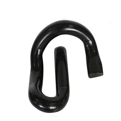 60 Si2mn Elastic Rail Clip 55Si2Mn Bahan OEM ODM Warna Hitam