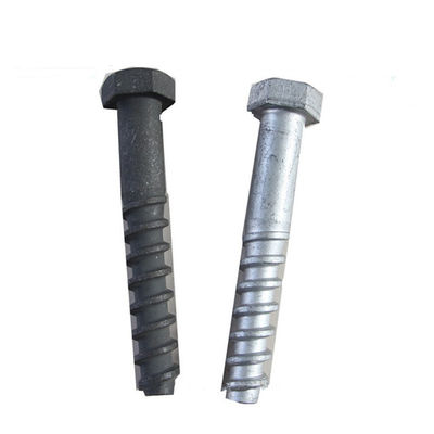 Hex dan Square Railway Screw Spikes & Sleeper Screws dengan Standar DIN