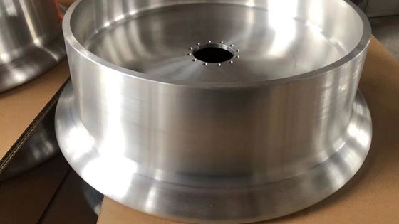 Roda Paduan Aluminium Tempa Bulat Untuk Trailer Rel 6061-T6 6063 7075-T Material