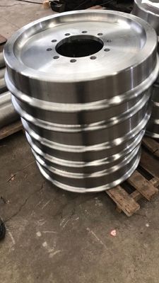 Roda Mobil Kereta Api 250mm Ditempa, Roda Jalur Kereta Api 50hrc 40CrNiMo