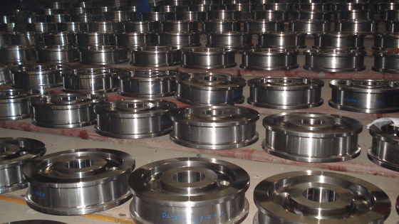 Roda Dan Gandar Kereta Api Baja Karbon Untuk Kereta Bogies 150HB Hardness ODM