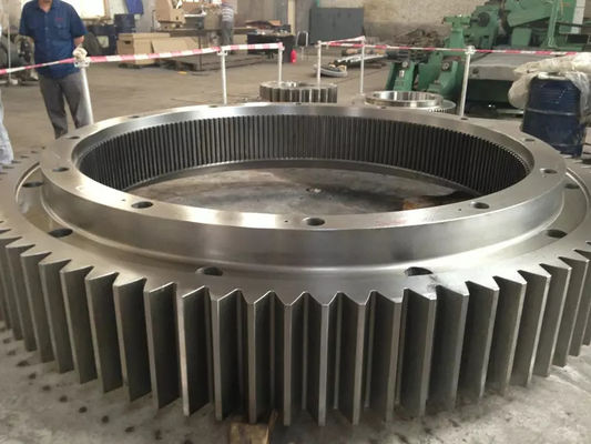 Heavy Duty Forging Steel Gear Ring 1000mm Diameter Each 1.5 Ton For Crane