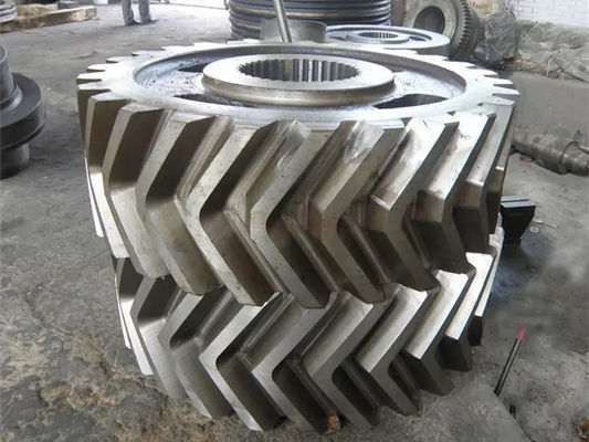 Heavy Duty Forging Steel Gear Ring 1000mm Diameter Each 1.5 Ton For Crane