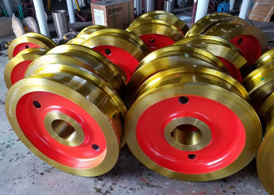 Resilient Split Forging Wheels Railway Tires Untuk Trem Dan Metro Light Rail