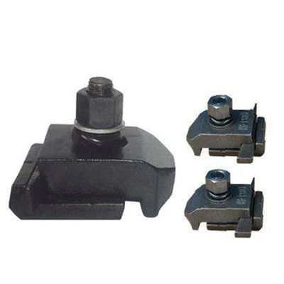 Jenis Dilas Baja Tempa Fleksibel Self Locking Crane Rail Clamp Clips